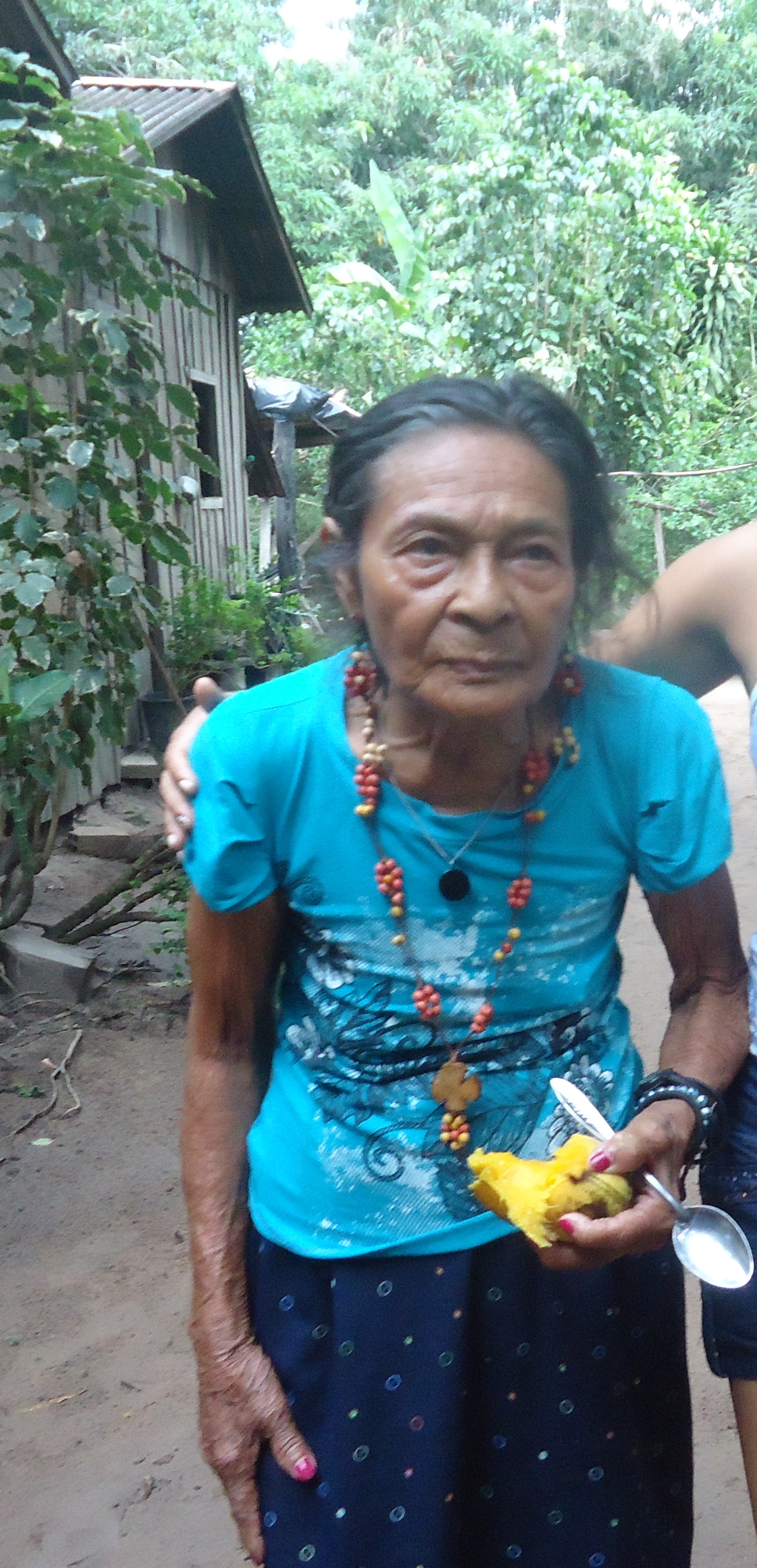 Dona Emilia, matriarca do povo Puruborá. Foto: Cimi Regional Rondônia